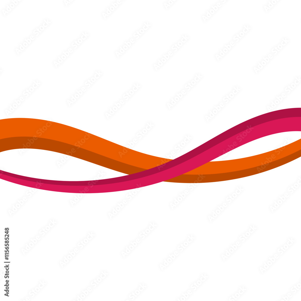 Abstract Wavy Line Border Abstract Wavy Line Border