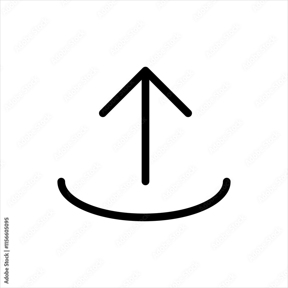 Upload icon vector illustration design. Eps 10. Upload icon vector illustration design. Eps 10.
