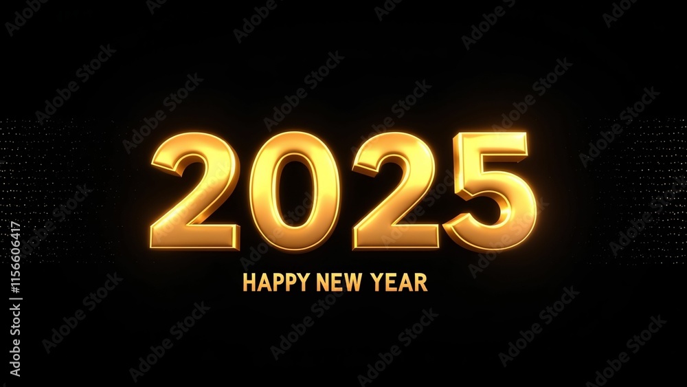 Welcoming 2025 with Joyful Celebrations, Golden Moments, and Hopeful Aspirations for a Bright New Year Ahead Together. Happy New Year 2025