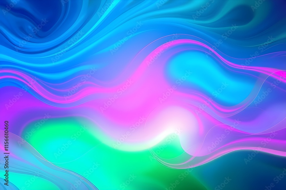 Naklejka premium colorful holographic abstract neon background.