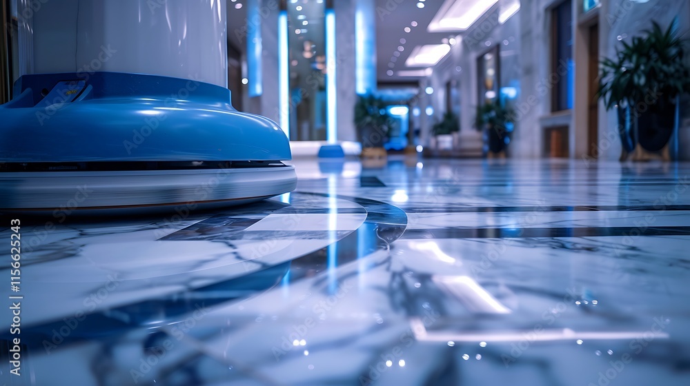 Polishing Marble Floors: A Gleaming Clean in a Luxurious Lobby Polishing Marble Floors: A Gleaming Clean in a Luxurious Lobby