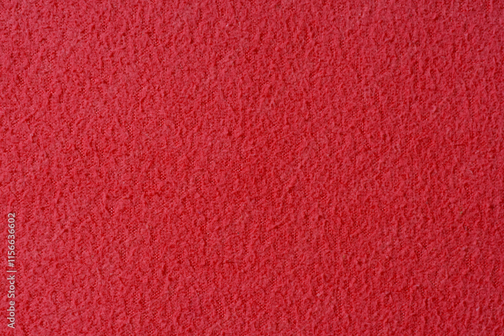 Fototapeta premium Red Fuzzy Fabric Texture, for Designs