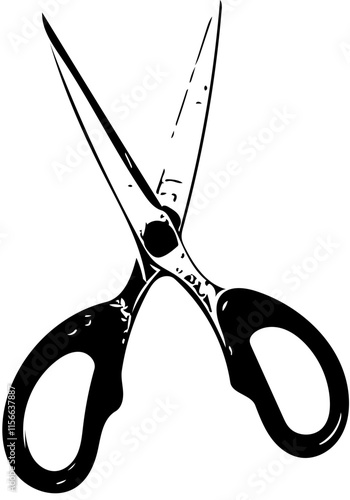 scissors isolated on white background