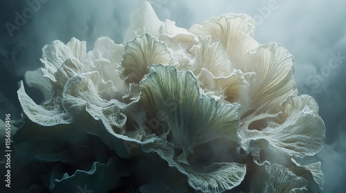 Delicate White Flower Bloom: Close-up Macro Photography