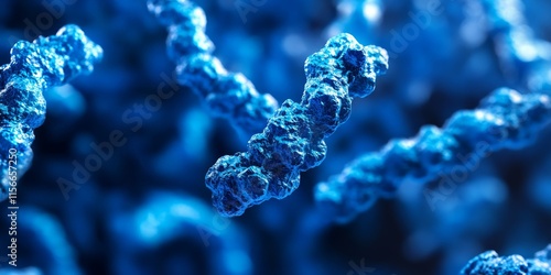 Chromosome mutation refers to the process of alteration that leads to the rearrangement of chromosome parts, resulting in specific chromosome mutations that can affect genetic information. photo