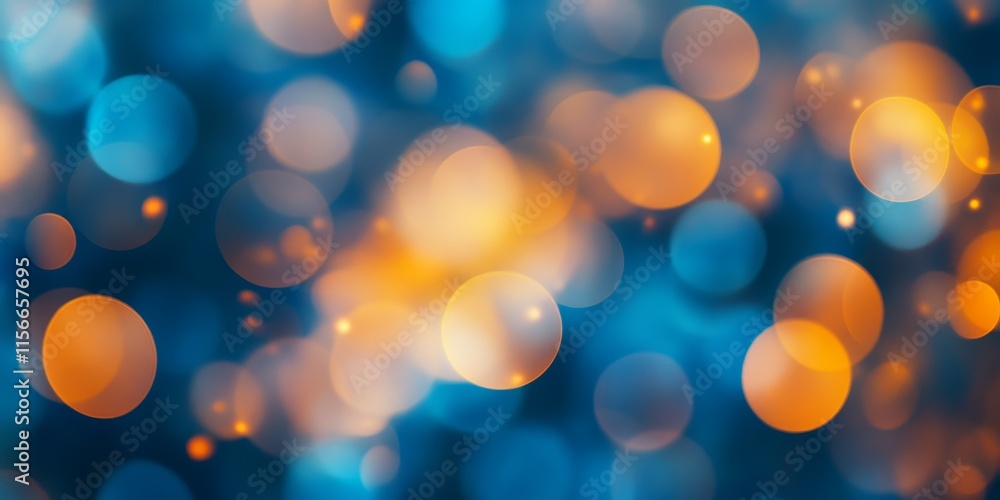 Obraz premium Abstract blur with random light views creates a stunning bokeh background effect. This bokeh background showcases unique patterns and colors that enhance visual interest and creativity.
