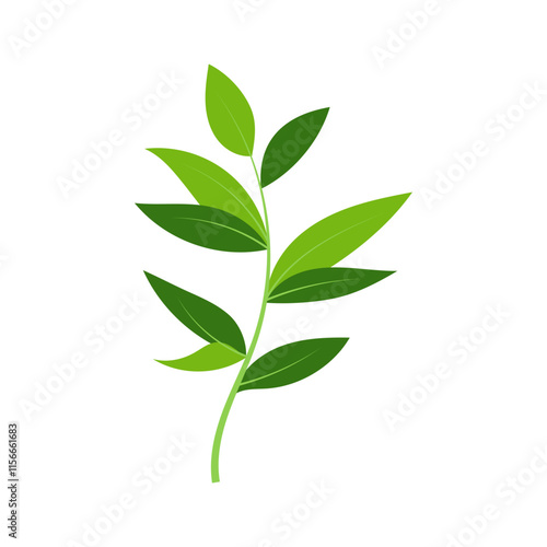 leaf illustration element