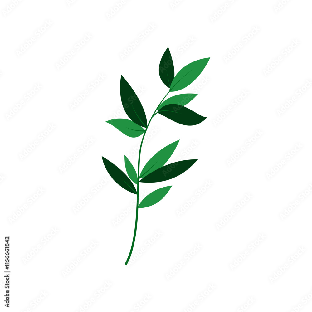 leaf illustration element leaf illustration element