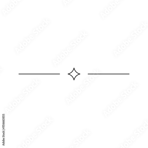star with border line element