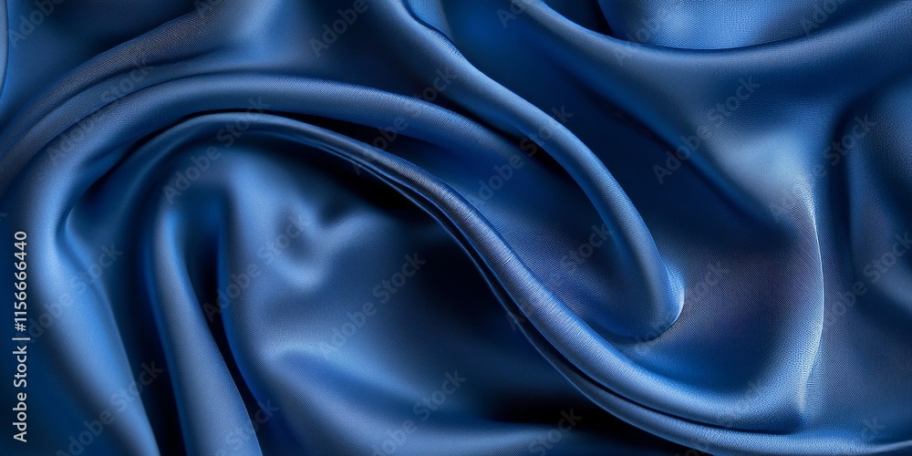 Soft sapphire blue silk delicately flows in gentle waves, creating a mesmerizing movement that captivates the eye with its beauty and elegance. Soft sapphire blue silk delicately flows in gentle waves, creating a mesmerizing movement that captivates the eye with its beauty and elegance.