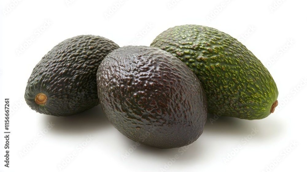 Fresh avocado fruits displayed on a white background, highlighting the vibrant colors and textures of fresh avocado. Ideal for showcasing fresh avocado in culinary or health related themes. Fresh avocado fruits displayed on a white background, highlighting the vibrant colors and textures of fresh avocado. Ideal for showcasing fresh avocado in culinary or health related themes.