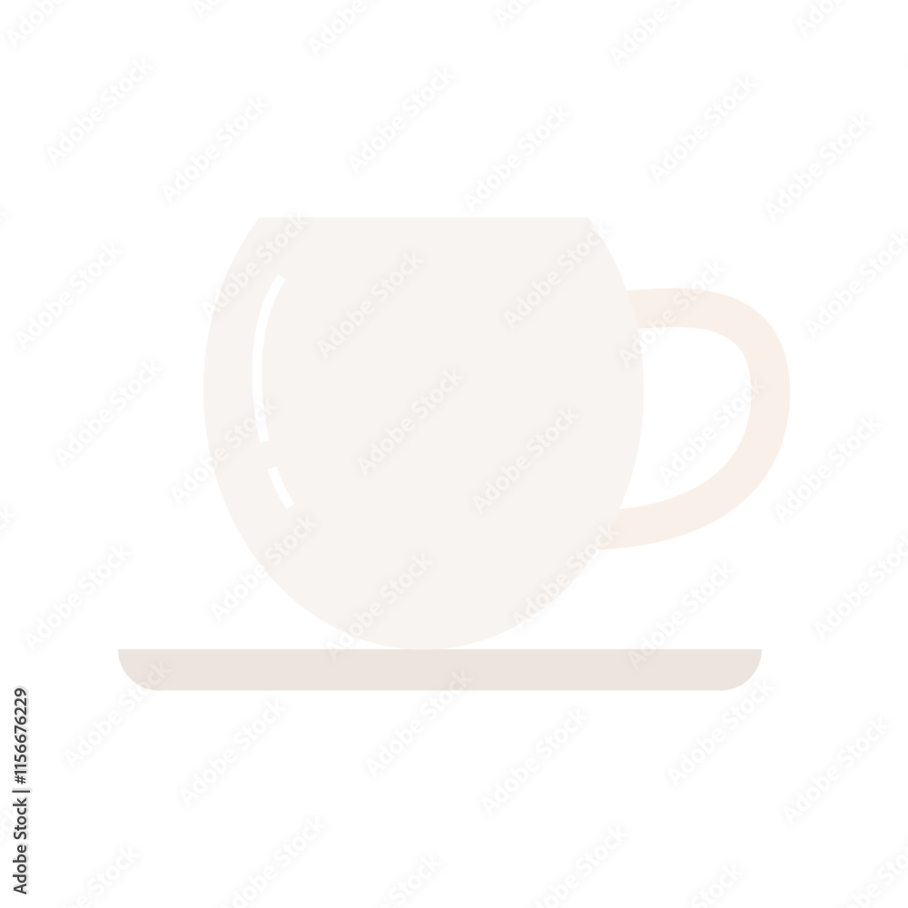 tea cup with saucer illustration tea cup with saucer illustration