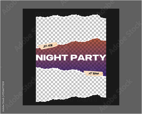 Night Party Socials Media