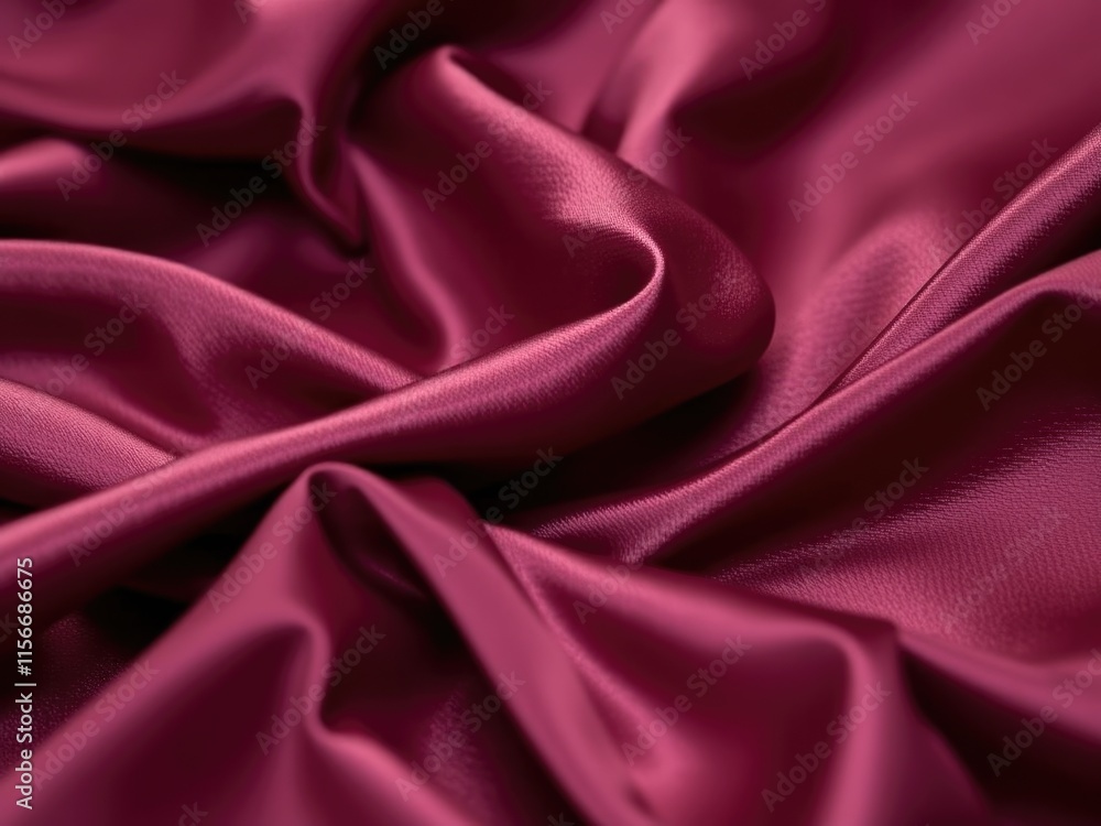Luxurious Burgundy Satin Fabric Drape Texture Background Luxurious Burgundy Satin Fabric Drape Texture Background
