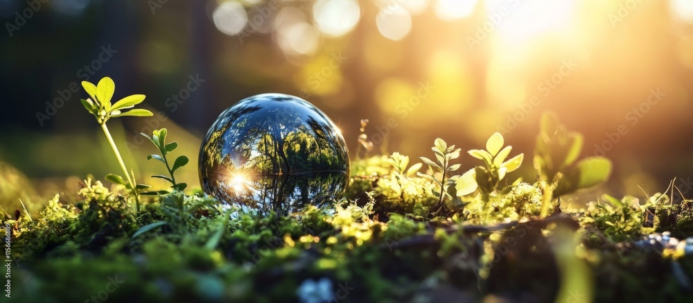 Serene Glass Globe on Moss Bed with Sunlight Carbon offset price report Serene Glass Globe on Moss Bed with Sunlight Carbon offset price report