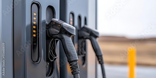 Wallpaper Mural Expanding EV infrastructure with charging stations Electric Vehicle Charging Stations EV Supply promoting sustainable travel, Torontodigital.ca