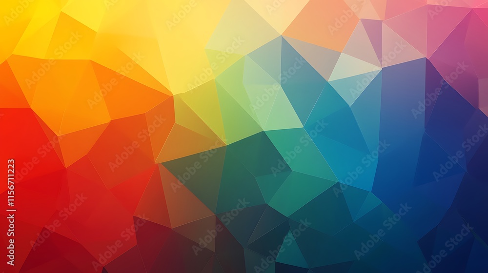 Abstract colorful geometric polygonal background. Abstract colorful geometric polygonal background.