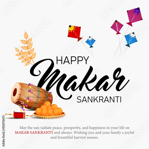 Makar Sankranti is a Hindu harvest festival celebrated across India and is observed with kite flying, feasts, and offering gratitude for a bountiful harvest.