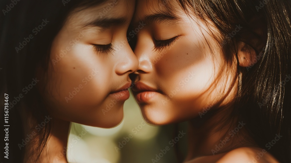 Twins communicating with each other through gestures and expressions, showcasing the deep bond and understanding between siblings. The scene emphasizes the unique connection and non-verbal communicati Twins communicating with each other through gestures and expressions, showcasing the deep bond and understanding between siblings. The scene emphasizes the unique connection and non-verbal communicati