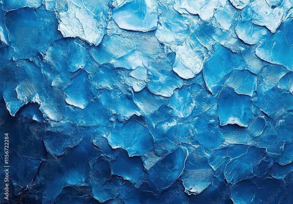 Abstract Blue Texture with Layers of Cracked Paint or Glass, Capturing the Essence of Depth and Fluidity Perfect for Modern Backgrounds and Artistic Projects Abstract Blue Texture with Layers of Cracked Paint or Glass, Capturing the Essence of Depth and Fluidity Perfect for Modern Backgrounds and Artistic Projects