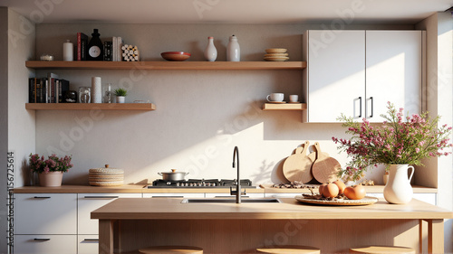 modern kitchen interior