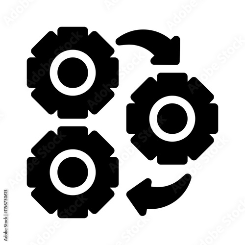 Automation glyph icon