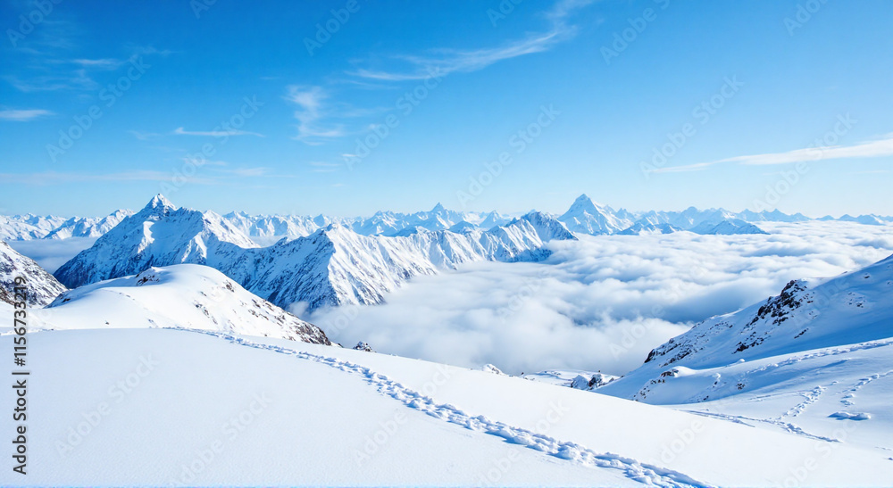 ski resort in winter ski resort in winter
