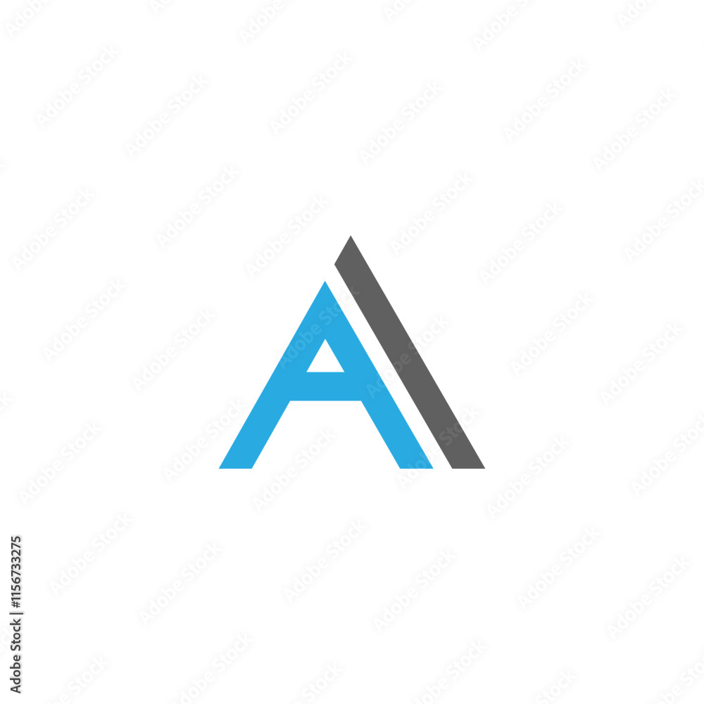 Letter icon ai logo for the company