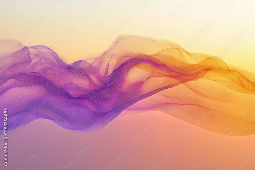 Dynamic Gradient Fluid Waves in Golden and Purple Hues for Modern Art Dynamic Gradient Fluid Waves in Golden and Purple Hues for Modern Art