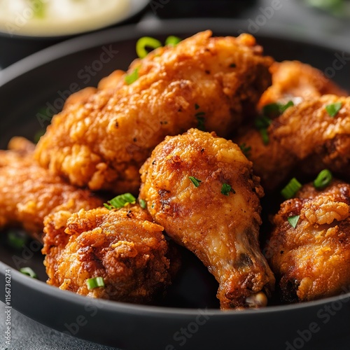 Crispy Fried Chicken Wings: A Delicious and Flavorful Dish photo