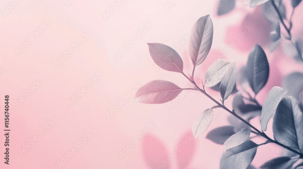Fototapeta premium Soft Monochromatic Banner Header Template with copy space