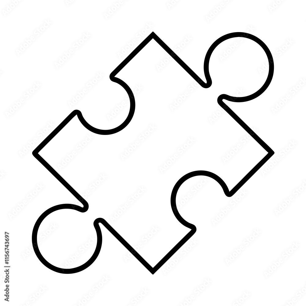 Geometric Puzzle Illustrations Vector Challenge Geometric Puzzle Illustrations Vector Challenge