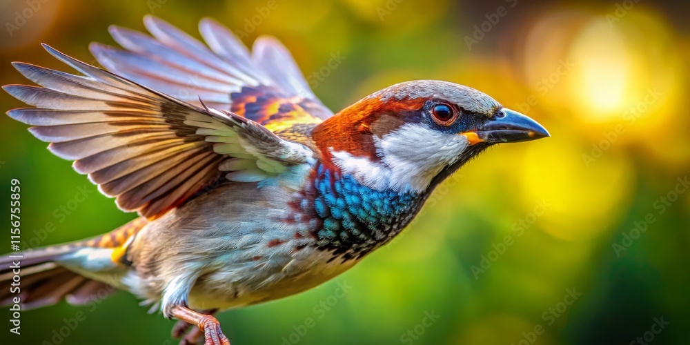Striking Bird Portrait 2: Medium Shot - Avian Majesty in Flight Striking Bird Portrait 2: Medium Shot - Avian Majesty in Flight