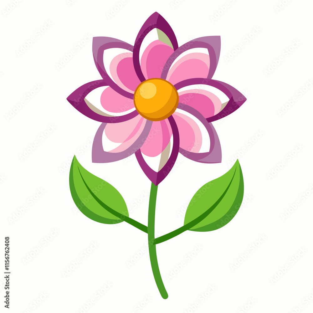 Elegant White Flower on Minimalist Background Elegant White Flower on Minimalist Background