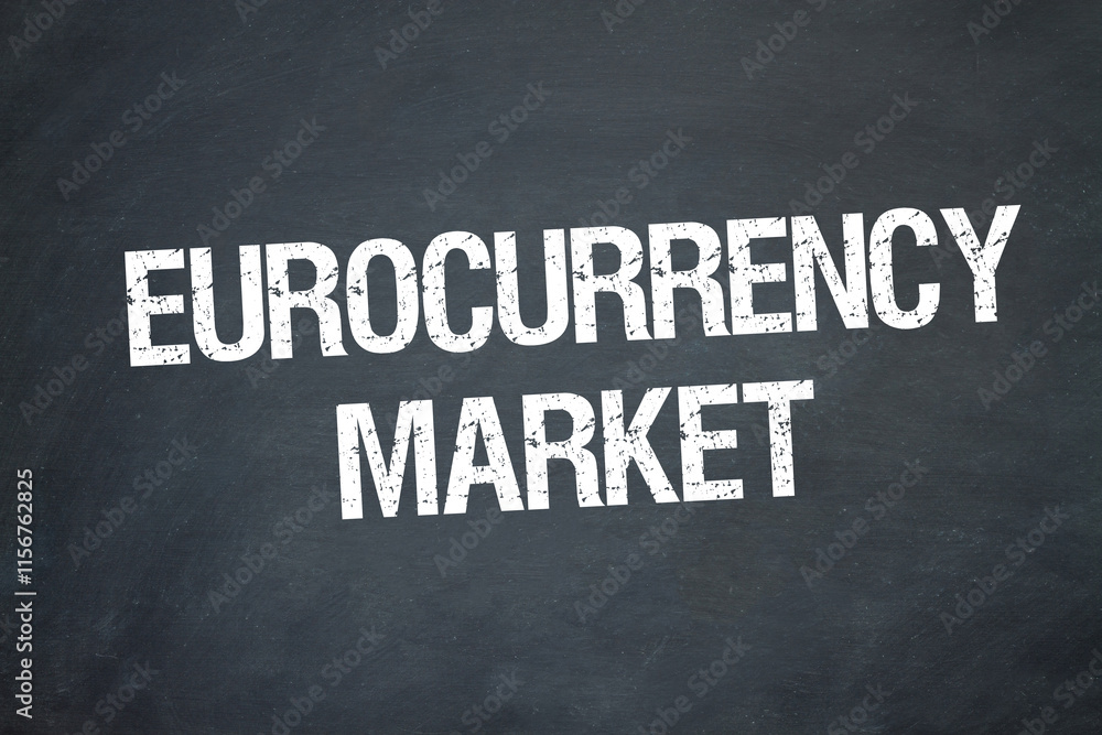 Fototapeta premium Eurocurrency Market