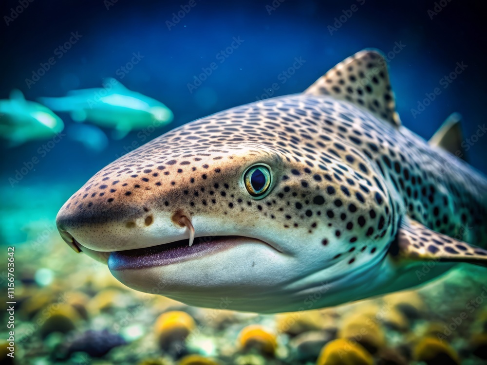 Zebra Shark Close-Up: Stunning Underwater Photography of a Spotted Shark