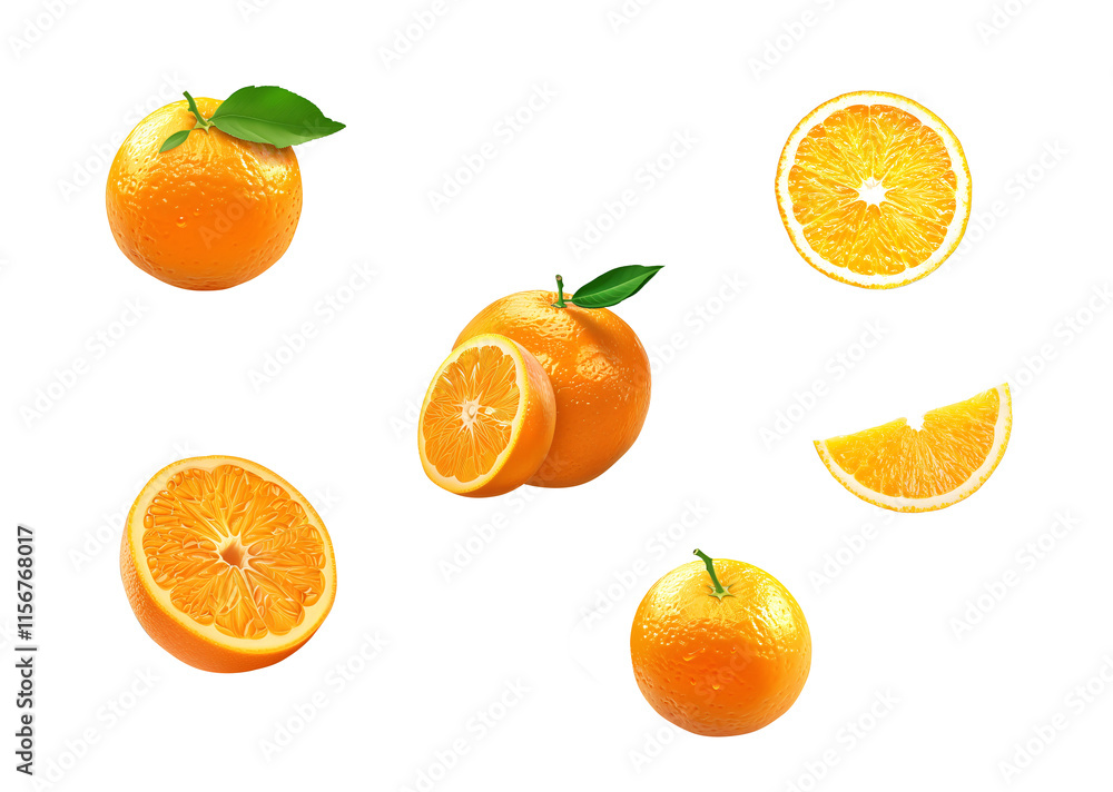 Set of orange png images on a transparent background. Concept png clipart of isolated fruit, juicy fruit, advertising of juices, menus and stores.
Set of orange png images on a transparent background. Concept png clipart of isolated fruit, juicy fruit, advertising of juices, menus and stores.