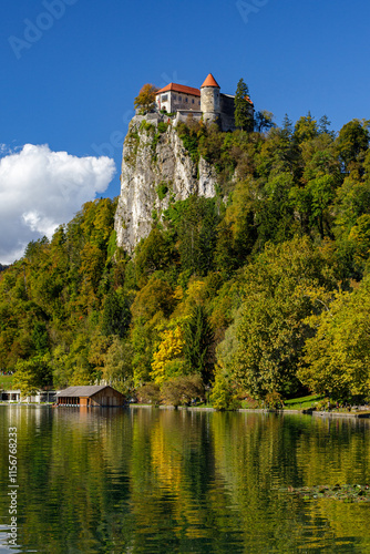 A view of Bled Castle.
