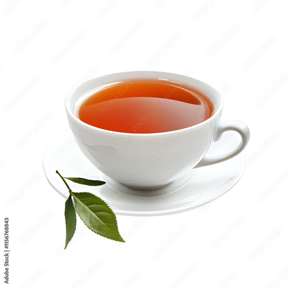 White cup of red, black or brown tea on transparent background. Png clipart of tea advertisement, home treatment, vitamin aromatic drink White cup of red, black or brown tea on transparent background. Png clipart of tea advertisement, home treatment, vitamin aromatic drink