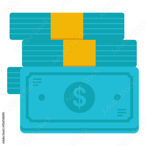 A beautiful design icon of money