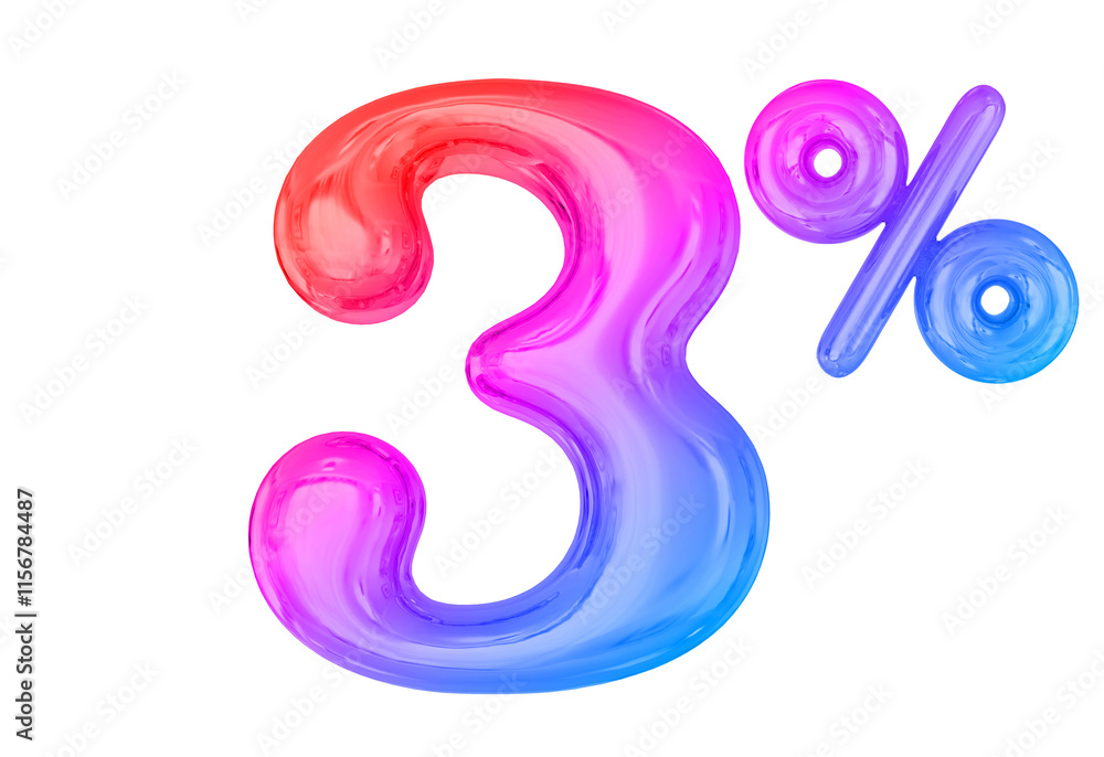 3 Percent Gradient offer in 3d 3 Percent Gradient offer in 3d