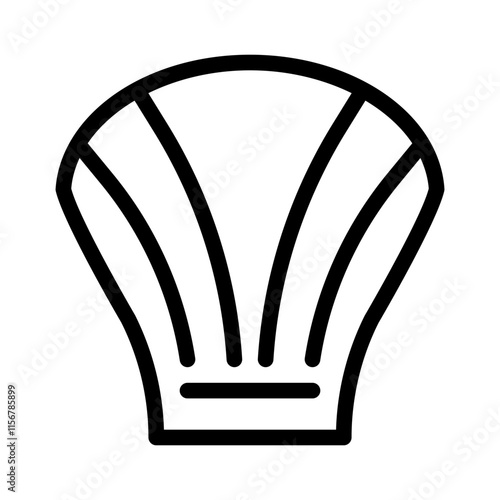 Seashell line icon