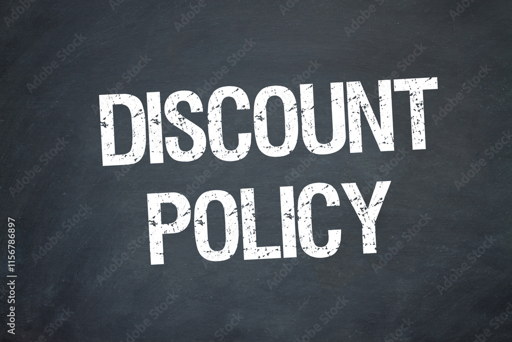 Obraz premium Discount Policy