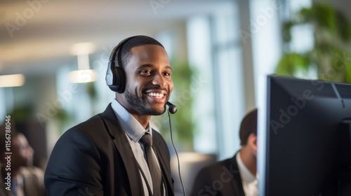 The Smiling Call Center Agent