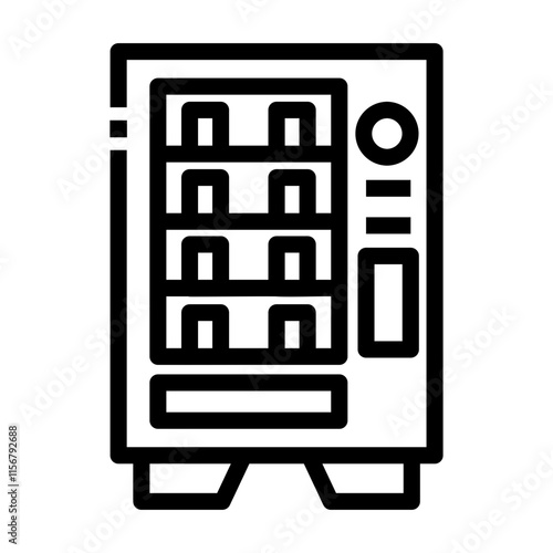 vending machine Line Icon