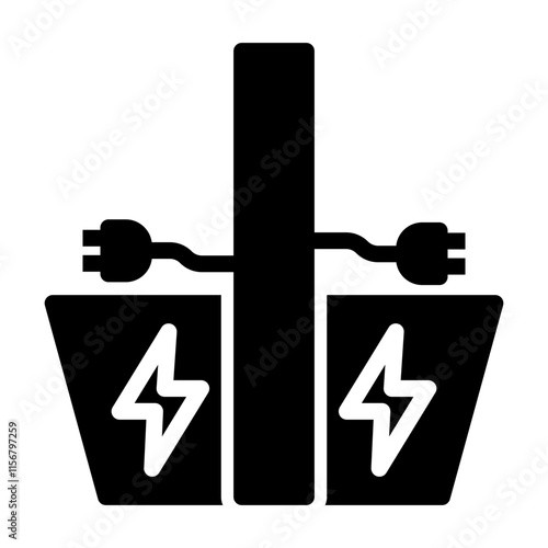 charging station Solid icon