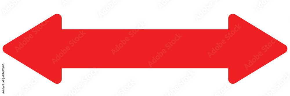 Dual arrow. Dual arrow. Vector illustration. thin long double-ended arrow. red arrow Set. Dual arrow. Dual arrow. Vector illustration. thin long double-ended arrow. red arrow Set.