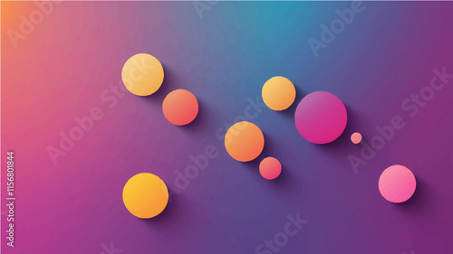  colorful dots gradient smooth background. Abstract background design. Premium  colorful dots background design. Illustration. Vector.
