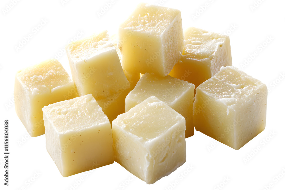 Pile of Cubic Confectionery Pieces Isolated On A White Background, PNG Transparent Pile of Cubic Confectionery Pieces Isolated On A White Background, PNG Transparent