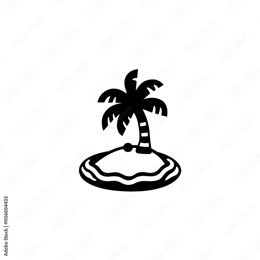 Obraz premium Island Silhouette 